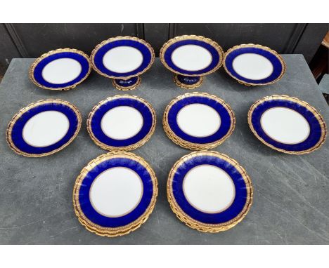 A Copeland Spode dessert service, for T Goode &amp; Co, pattern 4040. (27) 