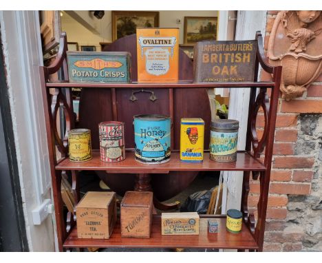 Advertising:&nbsp;an interesting collection of vintage tins and boxes. (13) 