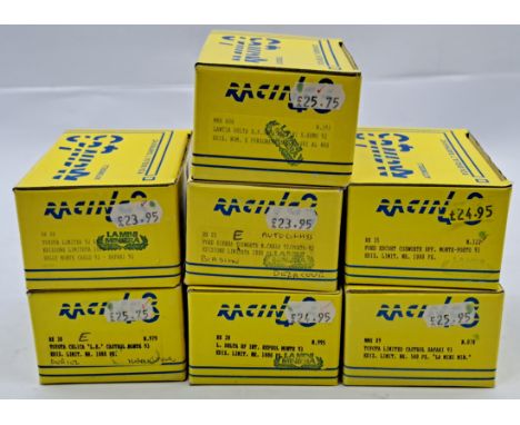 Racing43 1:43 Scale White Metal Kits, to include No.078 Toyota Limited Castrol Safari 93, No.322 Ford Escort Cosworth UFF. Mo