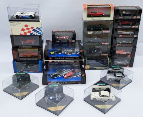 Minichamps, Kyosho, Universal Hobbies, Brumm &amp; Similar 1:43 Scale Boxed Race/Sports Car Group, to include Minichamps BMW 