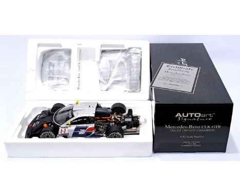 Autoart Signature, a boxed 1:12 Scale 12001 Mercedes Benz CLK GTR FIA GT 1997 GT1 Champion Limited Edition 1 of 9,999 Numbere