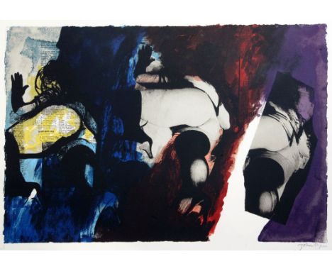 § John Piper (1903-1992)screenprint,Eye and Camera: Red, Blue and Yellow, 1980, (Levinson 317)signed in pencil, from an editi