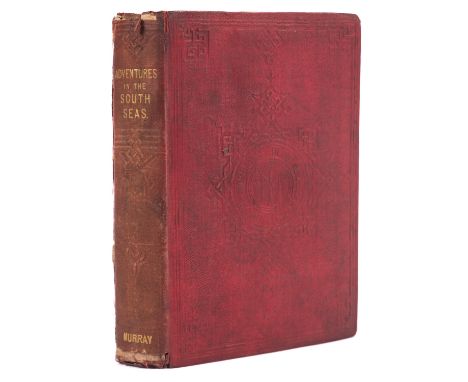 MELVILLE, Herman. Omoo: A Narrative of Adventures in the South Seas, 1st edition, London: John Murray, 1847, map frontispiece