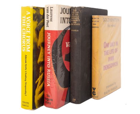 RUSSIA. SOLZHENITSYN, Alexander. One Day in the Life of Ivan Denisovich, London: Gollancz 1963, first edition, cloth, dustjac
