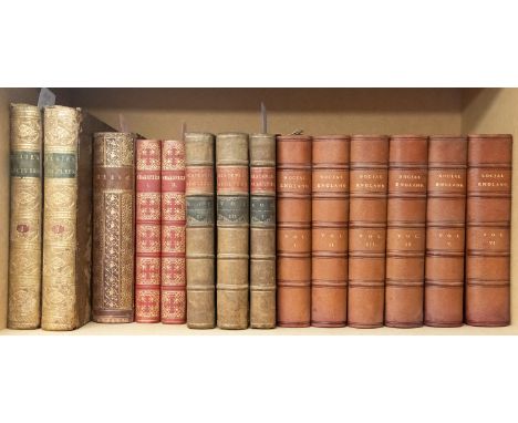 BLAIR, Hugh. Lectures on Rhetoric and Belles Lettres, 2 volumes, 1st edition, 1783, engraved portrait frontis., contemporary 