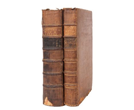 MAITLAND, William. The History of London from its Foundation to the Present Time..., 2 vols., Osborne and Shipton 1756, ninet
