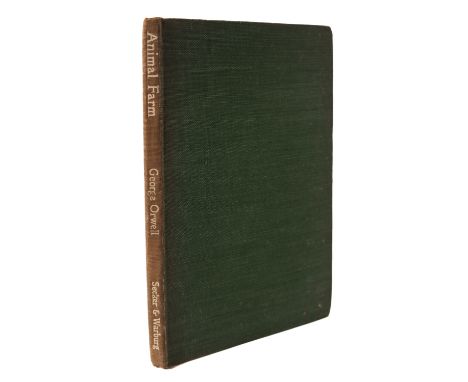 ORWELL, George. Animal Farm, a Fairy Story, London: Secker & Warburgh 1945, second edition (the same month as the first), org