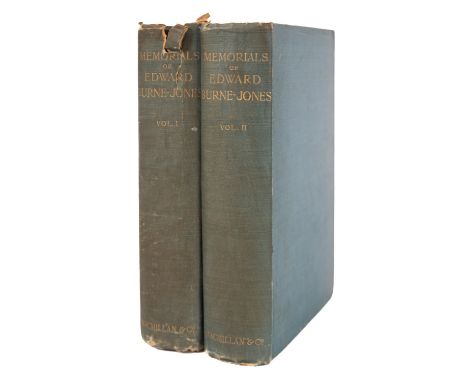BURNE-JONES & WILLIAM MORRIS. BURNE-JONES, Georgiana. Memorials of Edward Burne-Jones, London: Macmillan and Co. 1904, 2 volu