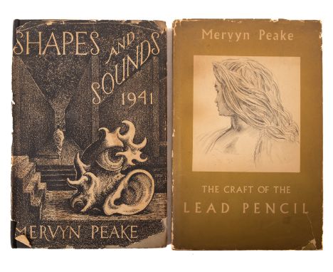 PEAKE, Mervyn. Shapes and Sounds, London: Chatto &amp; Windus 1941, 1st edition, association copy, full page pencil sketch of