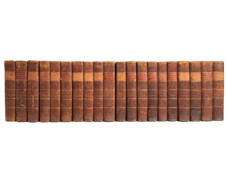 BUFFON, Comte de. Natural History... London: for T. Cadell and W. Davies 1812, 20 vols., translated by William Smellie, engra