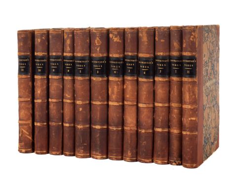 ROBERTSON, William. Works, London: Baines 1824, 12 vols., engraved portrait frontis. to vol I, six folding maps and one foldi