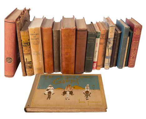 EGYPT. SEYPPEL, C. M. He She It, an Egyptian Court Chronicle, Düsseldorf, Bagel 1882, 42 pages with lithographed text and ill