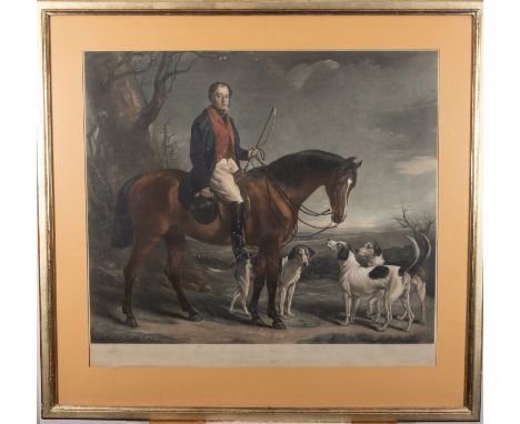 WARD, George Raphael after Sir Francis Grant P.R.A. Henry, Third Earl of Harewood, coloured mezzotint, some spotting & creasi