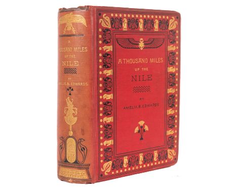 EGYPT. EDWARDS, Amelia B. A Thousand Miles Up The Nile, Longmans, Green 1877, first edition, 2 folding maps, plates & in-text