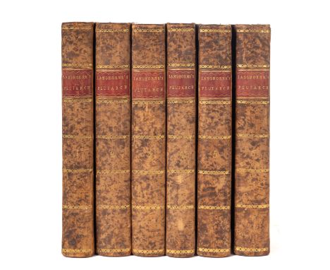 LANGHORNE, John & William. Plutarch's Lives, London: for G. G. & J. Robinson et al 1801, 6th edition, 6 vols., half-titles, p