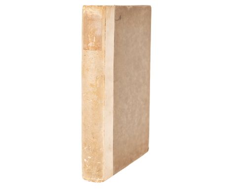 CONRAD, Joseph. Notes on my Books, London: William Heinemann 1921, first edition, vellum backed on paper covered boards, very