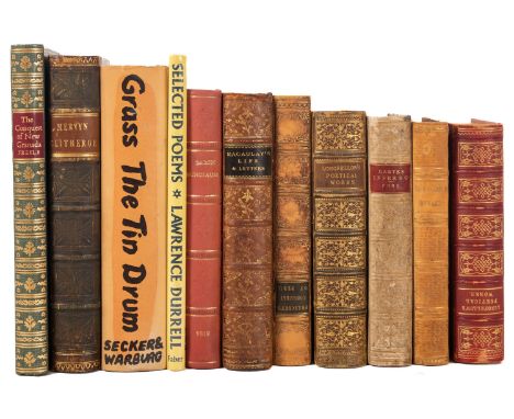BINDINGS. Eight volumes; with GRASS, Gunter. The Tin Drum, London: Secker & Warburg first edition, cloth, dustjacket (sunned)