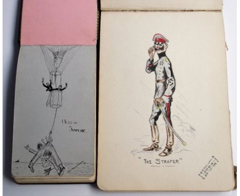 Ephemera, autograph book belonging to Edith G Marshall who, during WW1, was evidently a nurse at Beechcroft Military Hospital