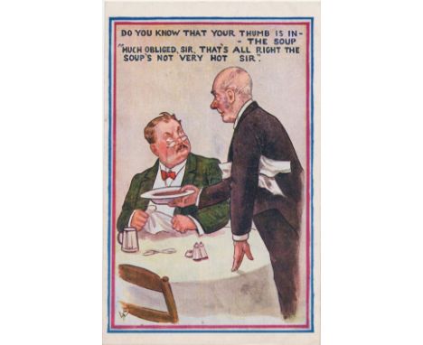 Postcards, Comic, a good mixed selection of 65 comic cards, many published by Tuck. Artists include Cowham, Belcher, Paterson