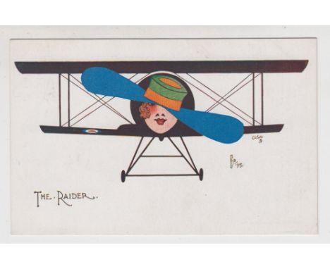 Postcards, Transport, a good mixed selection of 34 Transport-related comic and greetings cards including Tuck Oilette 'High F