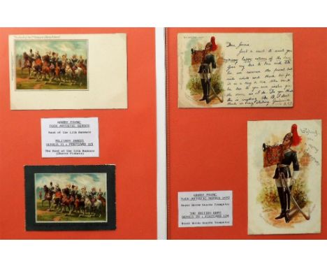 Postcards/Ephemera, Military, Harry Payne, a similar selection on album pages, all corner mounted, 7 early cards from Tuck se