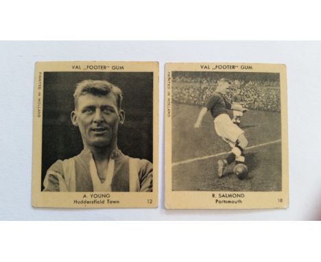 KLENE, Football, Val Footer Gum, inc. no. 12 A Young (Huddersfield Town) &amp; no. 18 R Salmond (Portsmouth), G, 2