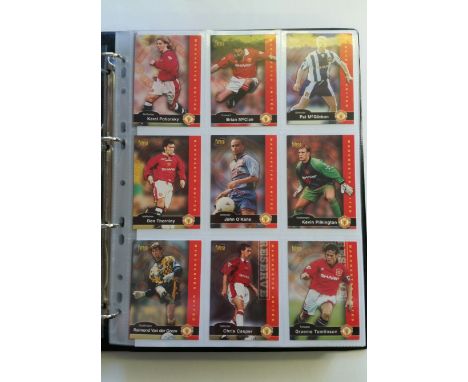 FOOTBALL, mixed selection, trade issues from 1990s & 2000s, many incomplete sets, inc. Magic Box Shout Out 2006 with Manchest