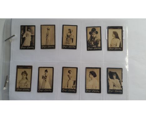 COUSIS, Actresses, K size, Malta issue, most backs have paper &amp; glue adhesion, o/w fronts G, 30