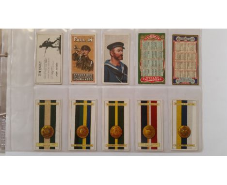MIXED, selection, inc. complete (4), Mitchell Army Ribbons Wills Recruiting Posters, Lambert &amp; Butler Aviation, Churchman