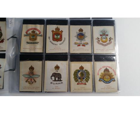 BDV, silks, Colonial Army Badges, medium sized, some fraying, FR to G, 108