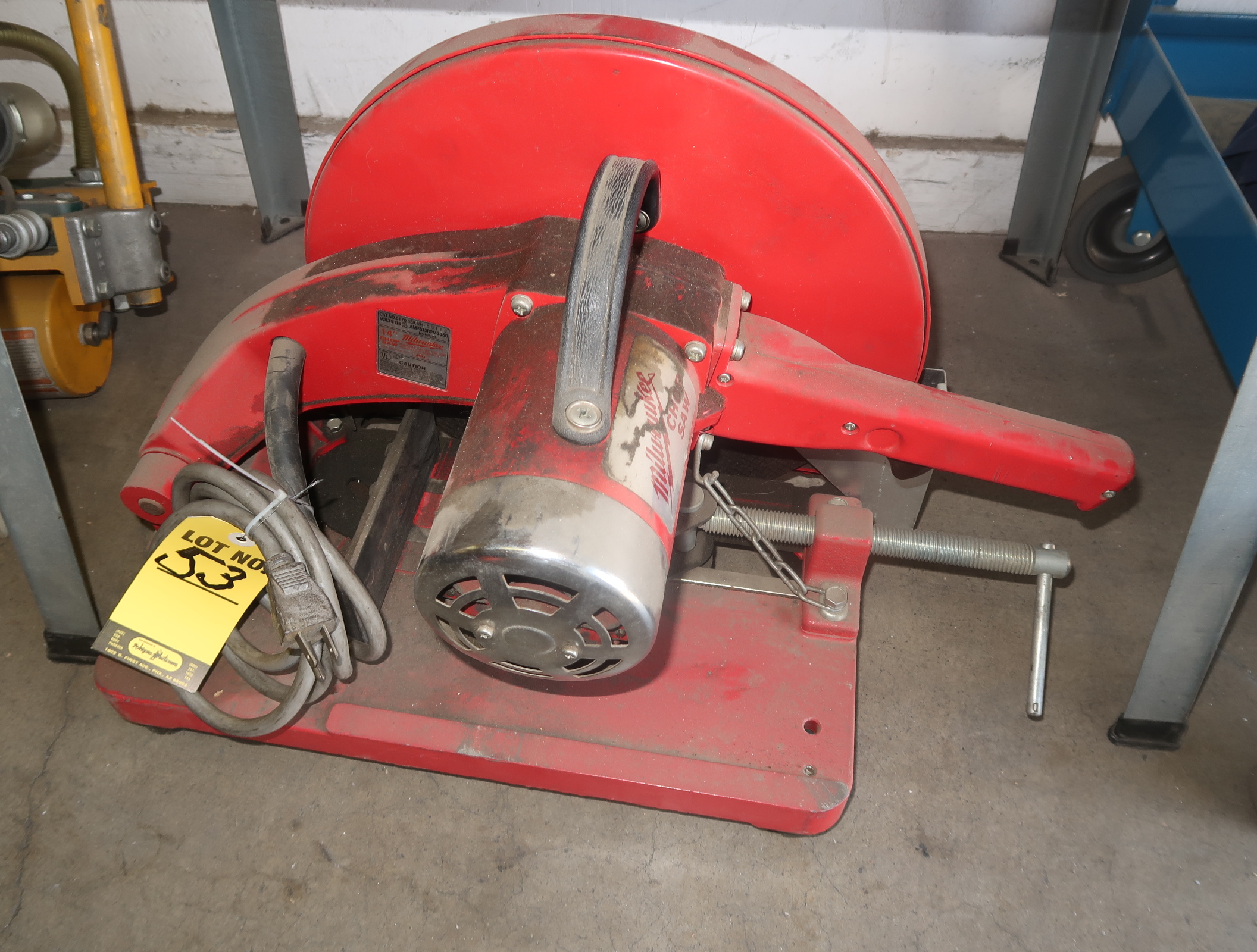 MILWAUKEE 14" ABRASSIVE METAL CHOP SAW