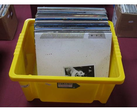 45 LP's, comprising of Fleetwood Mac - Tusk, Leonard Cohen - Songs of Love and Hate, Songs From a Room, Death of a Ladies Man