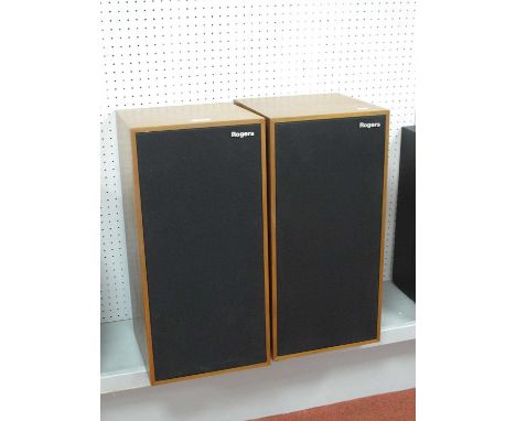 Pair of Rogers LS7t Speakers, boxed with original owners manual, (untested).