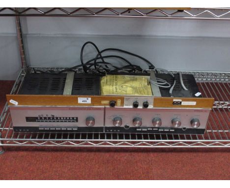 Leak Stereo 70 Amplifier and Leak Stereafetic Turner, with Sinclair filter, as removed from vendors home (untested)