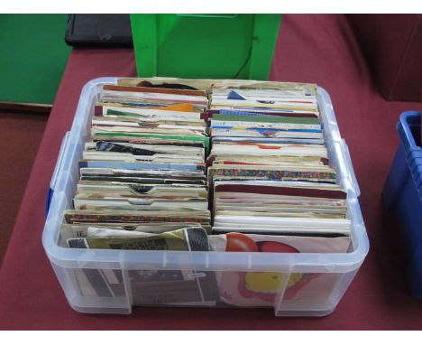 Beatles and Related, Rolling Stones and Elvis Presley 7" Singles, approximately two hundred.