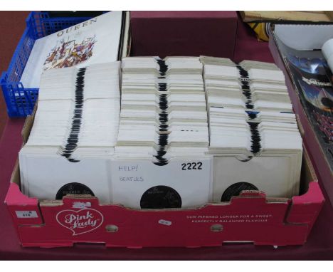 Approximately 300 7" Singles, artists include Beatles, Sonny and Cher, Jackie Wilson, Stealers Wheel, Four Tops, Police, Blon