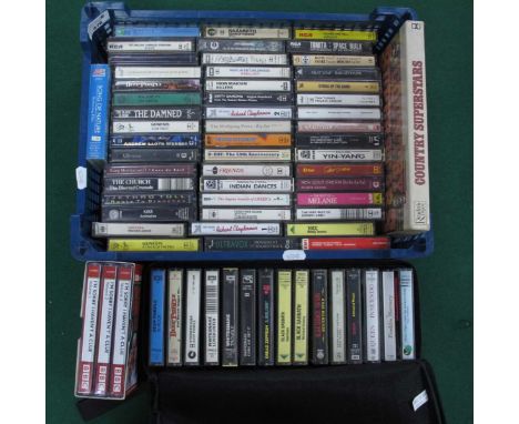 Audio Cassette Collection, sixty eight tapes to include, Deep Purple - Come Hell Or High Water, In Rock and The Battle Rages 