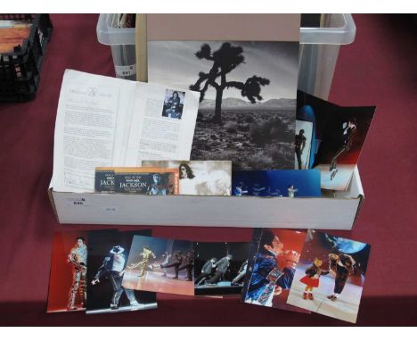 Concert Tickets, Michael Jackson at Sheffield Don Valley 09/07/1997 (x 2) and photographs, and U2 at Birmingham NEC 04/08/198