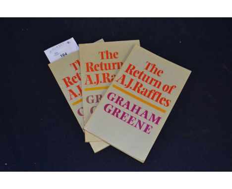 GRAHAM GREENE: THE RETURN OF AJ RAFFLES: London, The Bodley Head, 1975, First edition (3)