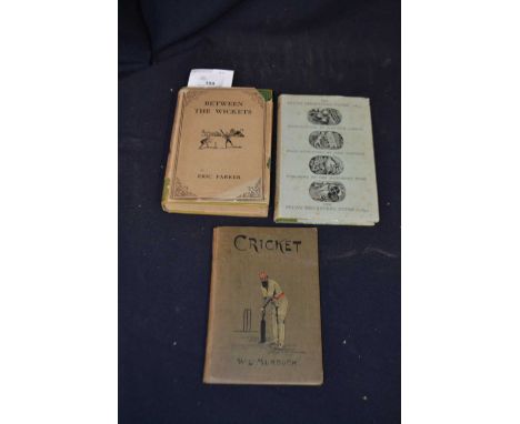 Cricket interest: 3 titles: WL MURDOCH: CRICKET, London, Routledge, 1894, First edition; JOHN NYREN: THE YOUNG CRICKETER'S TU