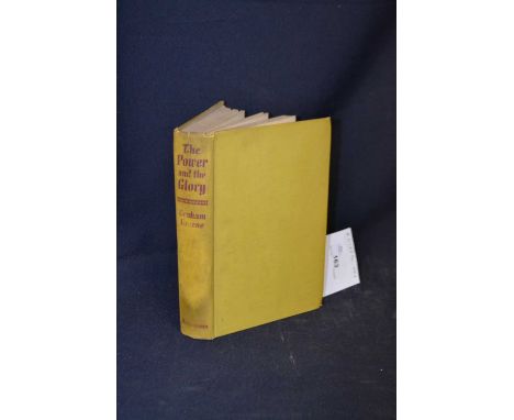 Greene, Graham - 'The Power and the Glory', published by William Heinemann Ltd., London, 1940, first edition, yellow cloth bo