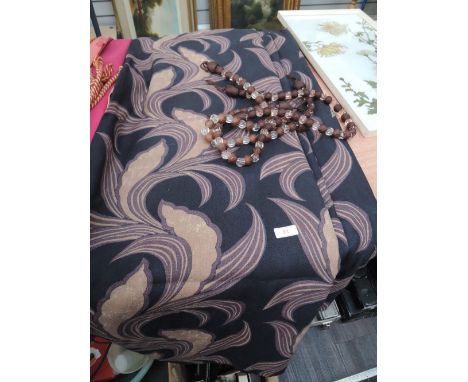 Three curtains and tie backs