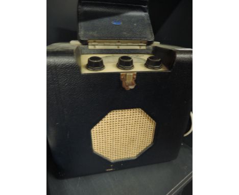 A vintage Roberts wireless radio , serial number 28269