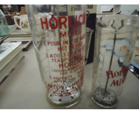 Two vintage Horlicks mixers