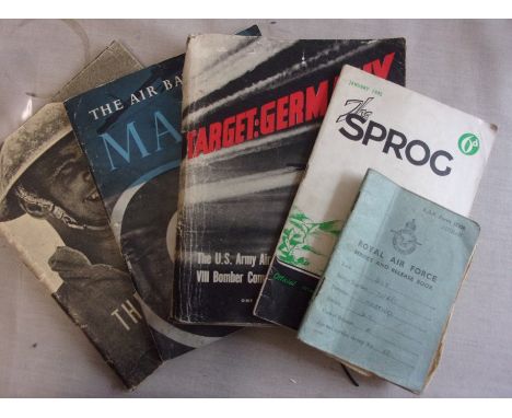 British WWII Booklets (5) including: The Eight Army, The Battle for Malta, Target: Germany (The U.S. Army Air Forces' Officia