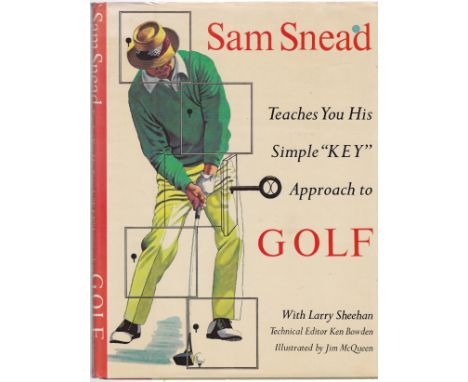 Golfing Books - Batch of eight Monty's Manor, McDonnell-complete book of golfing Jack Nicolaus' Playing Lessons, Sam Sneed, E
