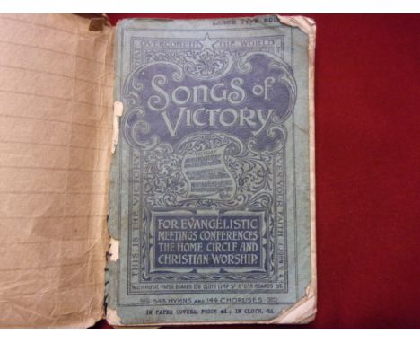 Boer War Booklet:- Songs of Victory: A collection of Hymns for Evangelistic Meetings, Christian Worship etc., complied by And