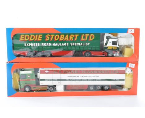 Tekno 1/50 model Truck issue comprising No. 05/2001 The British Collection Mercedes -Benz in the livery of Eddie Stobart. Plu