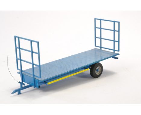 Farm Model Interest comprising Perfect 32 1/32 Hand Built Bale Trailer. Looks to be without significant fault. 