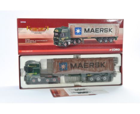 Corgi Model Truck Issue comprising No. CC14104 DAF 105 Skeletal in the livery of W. Carter Haulage Ltd. Limited Edition. Poss